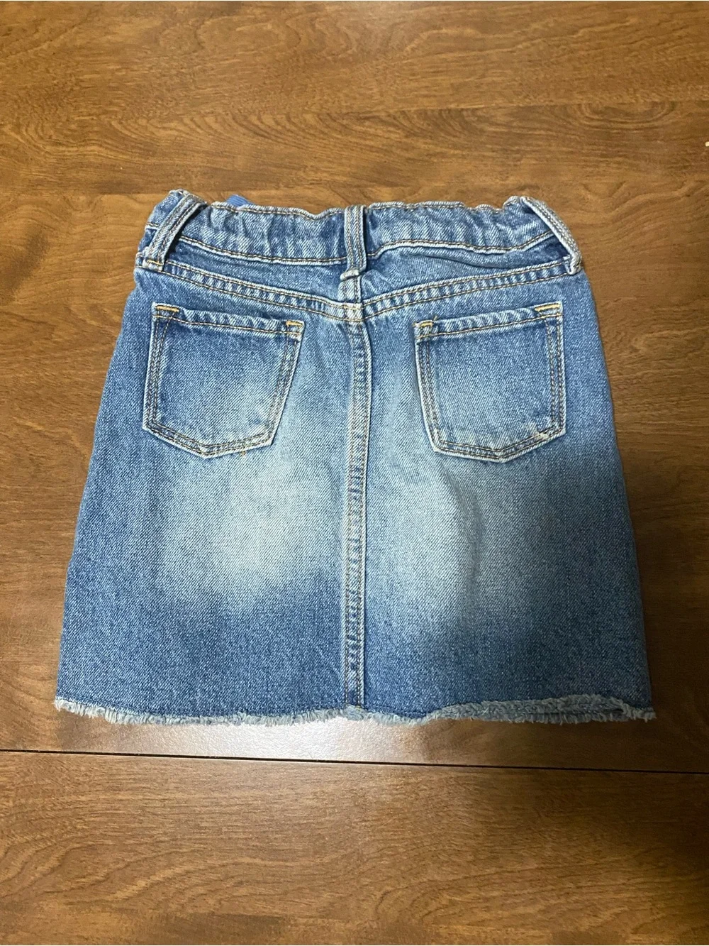 Old Navy Light Blue Adjustable Waist Denim Skirt